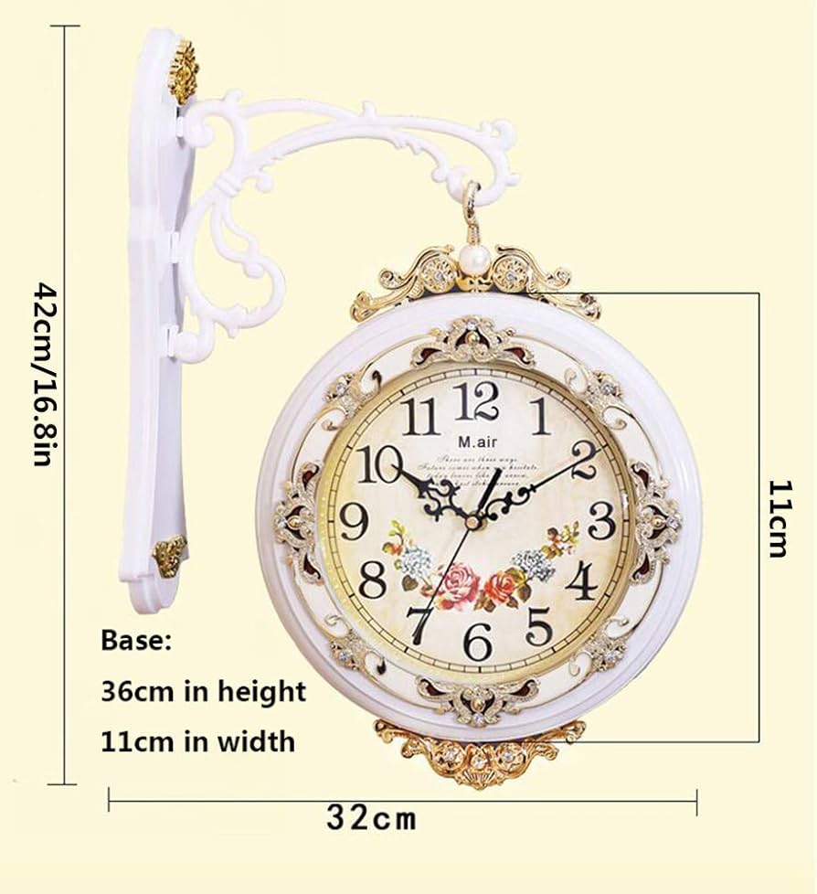 vintage wall clock / ゴールド 掛時計 ウォールデコ アンティーク ウォールクロック 壁掛け時計 ゴールド｜Y-KAGU